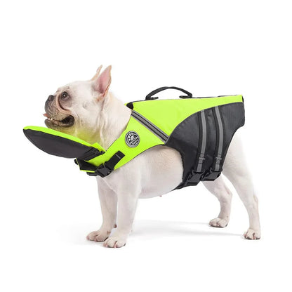 Professional Summer Pet Life Jackets and Dog Outdoor Products Large Dog Buoyancy Swimsuits Solid Pattern Factory Direct Sales