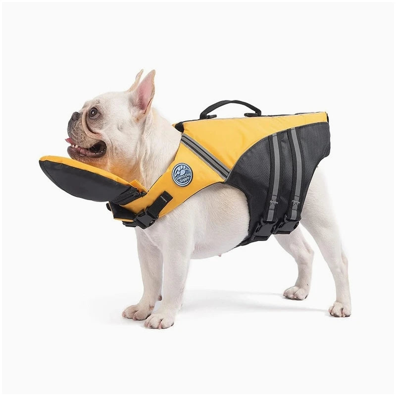 Professional Summer Pet Life Jackets and Dog Outdoor Products Large Dog Buoyancy Swimsuits Solid Pattern Factory Direct Sales