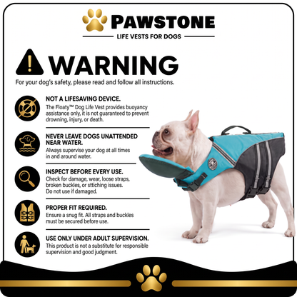 ChinLift Swim Vest — Dog Life Jacket with Head & Chin Support