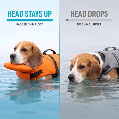 ChinLift Swim Vest — Dog Life Jacket with Head & Chin Support